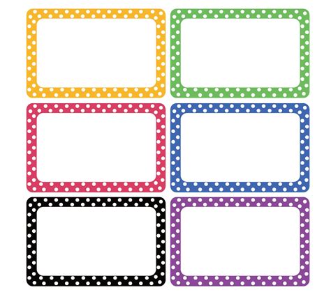 buy  cute dot  tag stickers colorful border  labels