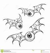 Creepy Demon Theme Eyeball Eyeballs Trippy Croisy Pages sketch template