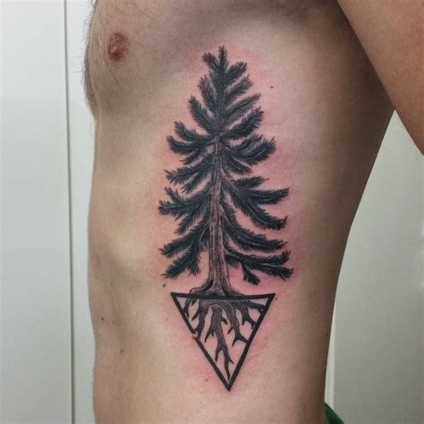 30 Simple And Easy Pine Tree Tattoo Designs For Everyone