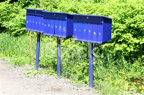 blue mailbox stock photo royalty  freeimages