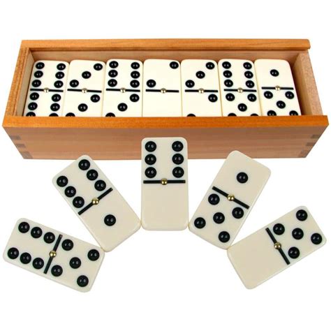 hey play  piece double  dominoes set  case hw  home depot