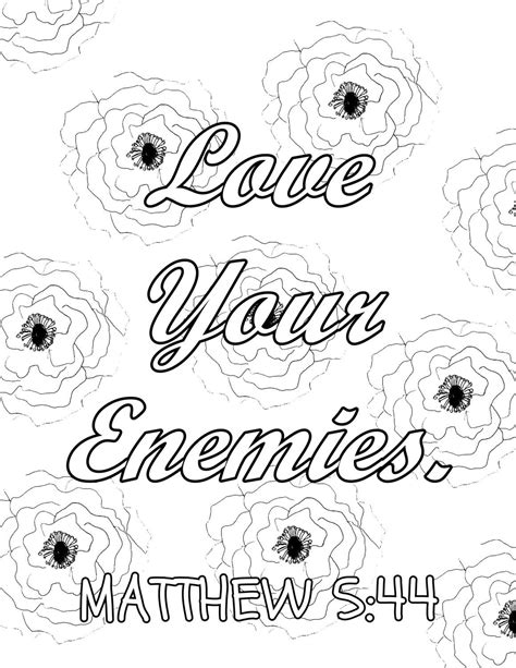 coloring page love  enemies subeloa