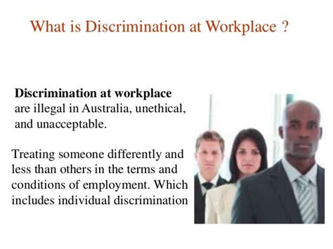Types Of Discrimination At Workplace In Australia