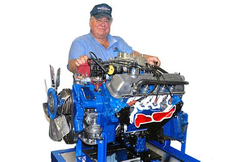 restored  ford  cobra jet cutaway demonstrates   workings  fords famous fe engine