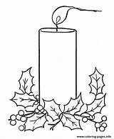 Candle Christmas Coloring Pages Drawing Light Advent Printable Color Candles Kids Drawings Pencil Book Blow Wind Getdrawings Print Night Place sketch template