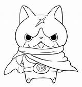 Yo Kai Coloring Pages Hovernyan Yokai Cat Jibanyan Cloak Head Printable Colorare Da Disegni Colouring His Pages2color Color Sheets Template sketch template