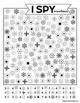 Spy Snowflakes Snowflake Papertraildesign Trouve Cherche Flocon Neige sketch template