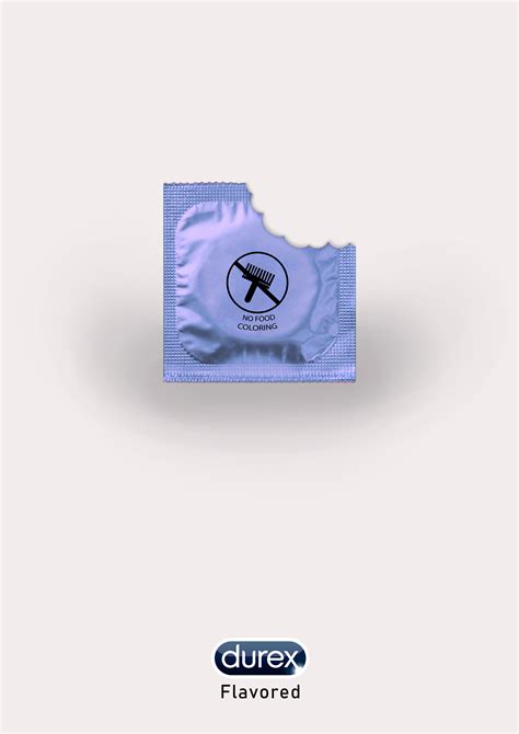 durex print advert by acc grannot no food coloring ads of the world™