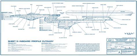 star trek excelsior class blueprints schematics