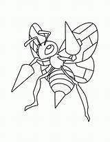 Beedrill Weedle sketch template