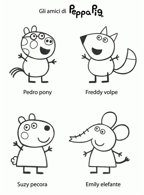 peppa pig coloring pages  coloring home