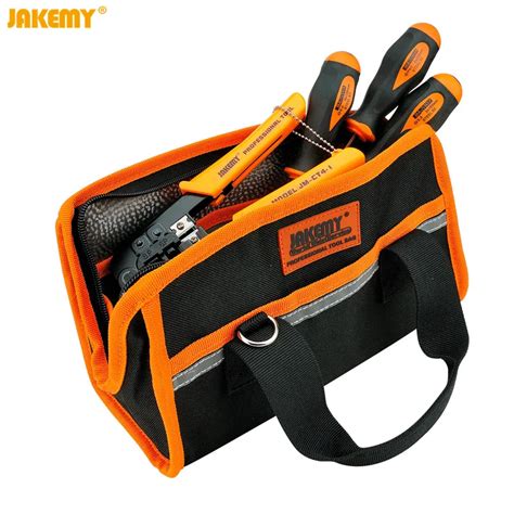 jakemy  tool bag waterproof  fabric oxford electrician tool bag