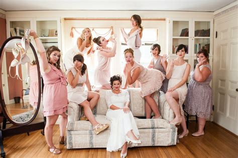 Naughtybridesmaids Such A Fun Photo To Take Bridesmaid Dresses