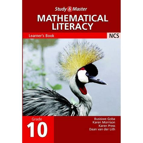 study  master mathematical literacy grade  learners book
