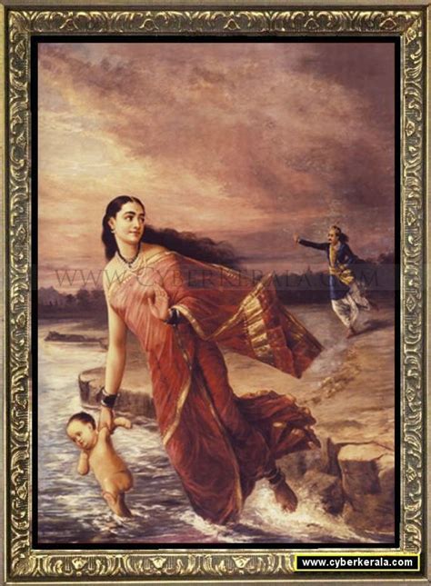 Raja Ravi Varma Oil Painting 65 Shantanu And Ganga