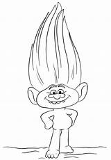 Trolls Coloring Diamond Guy Movie Pages Printable sketch template