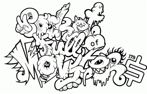 graffiti coloring pages coloring pages