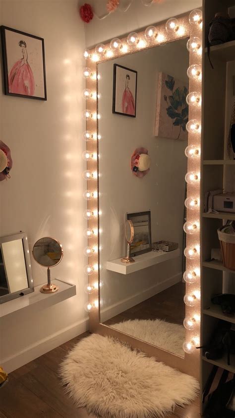 my vanity mirror 😍 dorm room inspiration room decor pinterest room