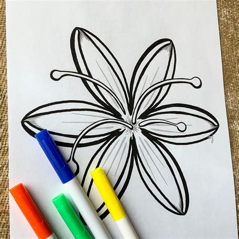 vision coloring pages  extra thick lines simple etsy
