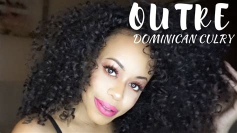 Most Natural Curly Wig Ever 15 Outre Dominican Curly Slay Youtube
