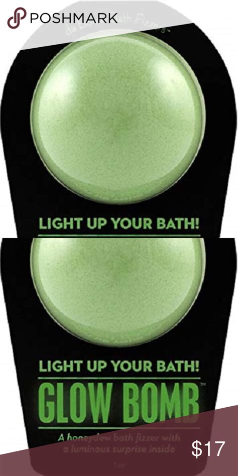 da bomb glow   dark bath bomb   nwt glow bath fizzers