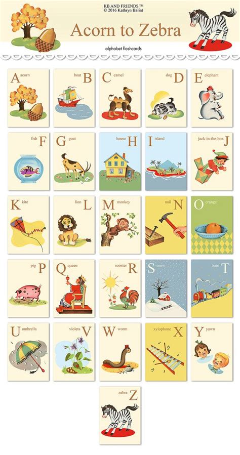 abc flashcards printable alphabet cards    digital letters