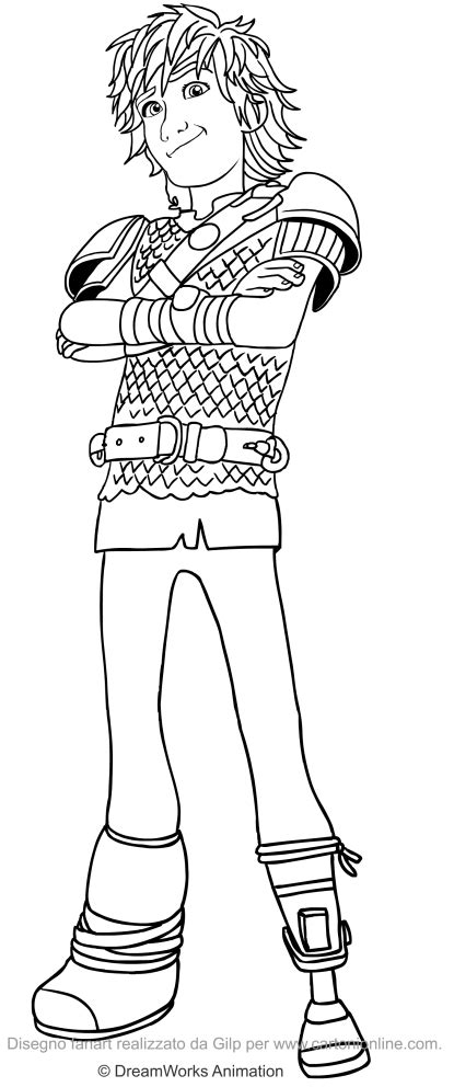 hiccup horrendus haddock iii coloring pages