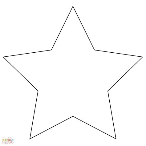 star coloring page star coloring pages star template star template