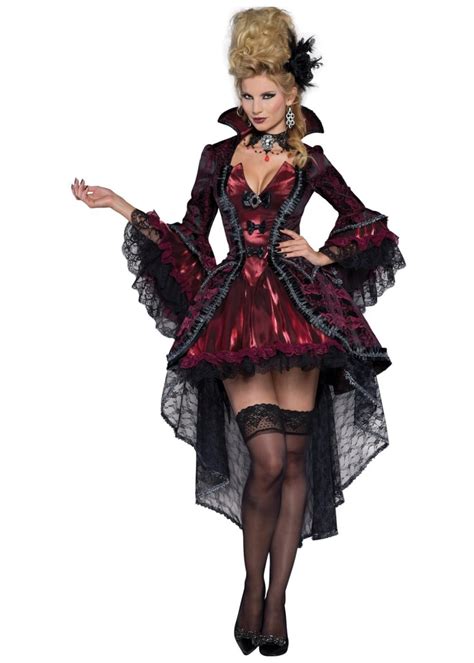 Victorian Vampire Vixen Women Costume Scary Costumes