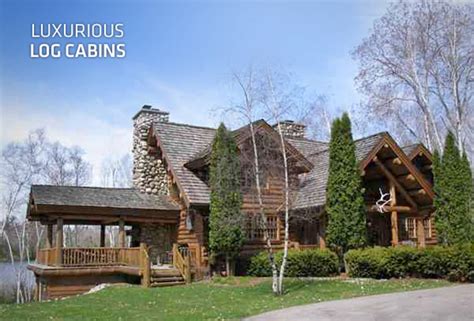 luxurious log cabins