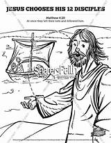 Disciples Chooses Sharefaith sketch template