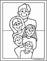 Coloring Dad Family Mom Pages Fathers Father Kids Happy Drawing Number Printable Color Children Three Print Colorwithfuzzy Getcolorings Getdrawings Such sketch template
