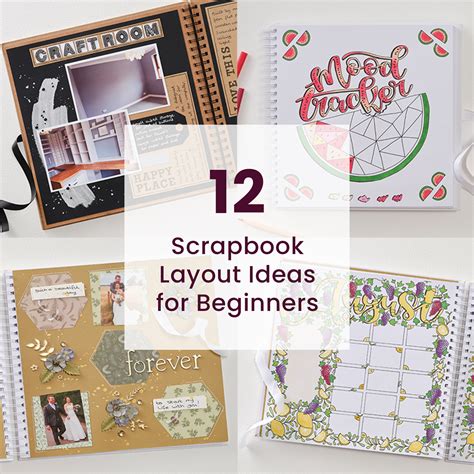 scrapbook layout ideas  beginners hobbycraft