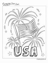 Coloring Usa Pages Getcolorings sketch template