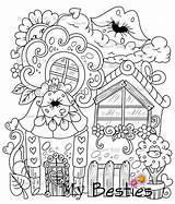 Town Flower Where Mybestiesshop Coloring Heart Pages Magical Baldy Sherri Instant Besties Digi Stamp Books Cute sketch template