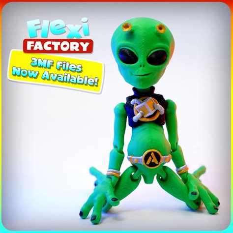 descargar  model flexi anycubic alien de flexi factory