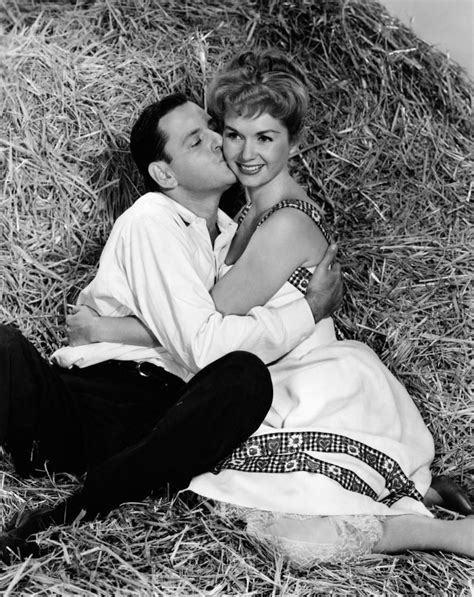 tony randall and debbie reynolds in a publicity shot for the mating