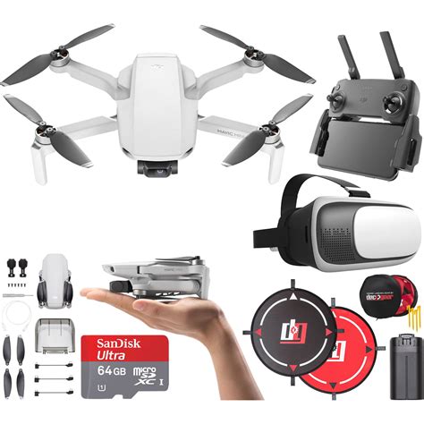 dji mavic mini drone quadcopter cpma  remote headset bundle walmartcom