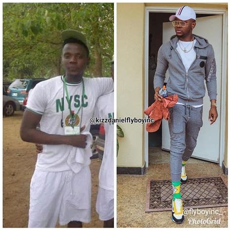 check out this throwback photo of kizz daniel when he was a corps