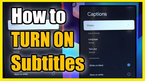 turn    subtitles  captions  chromecast  google tv fast tutorial youtube
