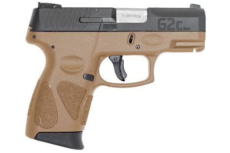 taurus gc mm tan black  compact pistol  sale  vance