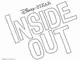 Coloring Disney Pages Inside Logo Pixar Getdrawings Getcolorings sketch template