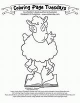 Dorcas Sheep sketch template