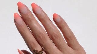 coffin nail shape ballerina shaped nail designs glamour uk
