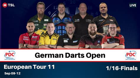 german darts open   score pdc european     finals evening session