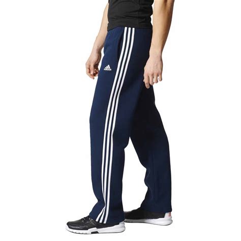 adidas essentials  stripes regular fit fleece pants traininn