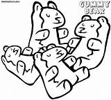 Bear Gummy Coloring Pages Drawing Bears Getdrawings Result Printable Gummi sketch template