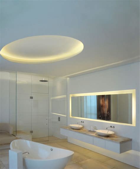 led bathroom lighting idea led soft strip lights  edge lighting bathroom lighting design
