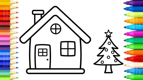 House Coloring Pages