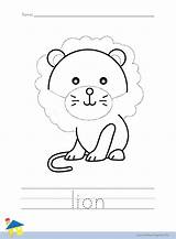 Lion Worksheet Coloring Worksheets Animals Animal sketch template